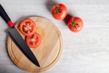 dilimlenmiş domates bıçağı