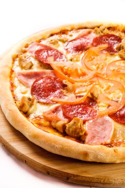 lezzetli fırında pizza