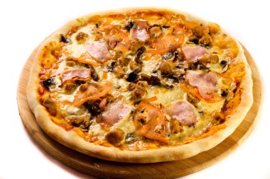 lezzetli fırında pizza