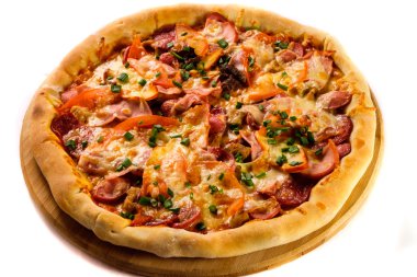 lezzetli fırında pizza