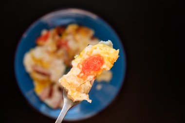 Nefis bir omlet pişirme