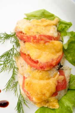 Bir restoranda sıcak yemek