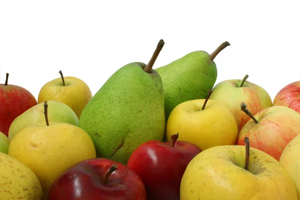 Manzanas y peras mezcladas —  Fotos de Stock