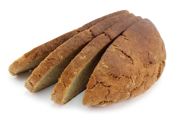 Hälfte Roggenbrot — Stockfoto