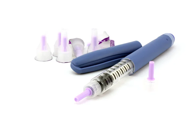 Insulin syringe pen — Stock Photo, Image