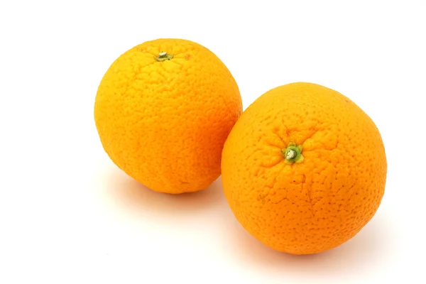 两个橙 — 图库照片