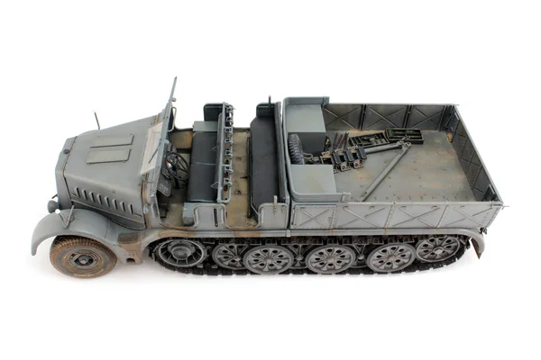 Half-track view from the left side on top — Stock Photo, Image