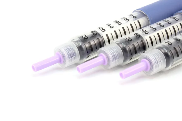 Pens for insulin injections — Stock Photo, Image