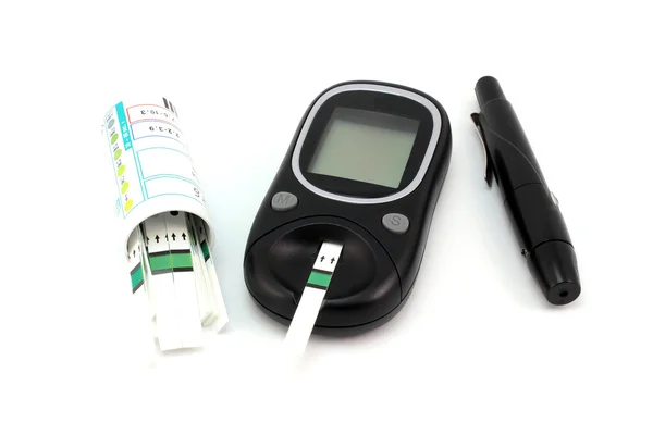 Zestaw Glukometr — Zdjęcie stockowe