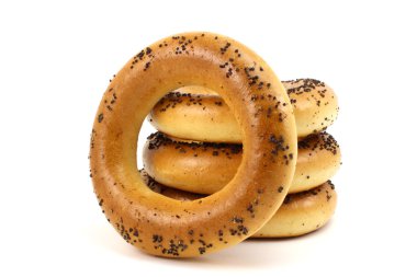 Russian bagels with poppy seeds 
