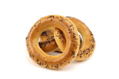 Haşhaş tohumu ile birkaç simit