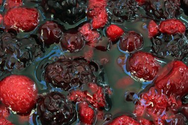 Arka plan krema çilek