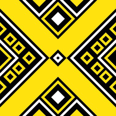 Renkli vektörsüz geometrik desen. Tekstil, duvar kağıdı, ambalaj, ağ arkaplan ve diğer desenler için moda tasarımı