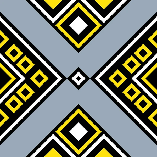 Vektor Nahtloses Geometrisches Muster Trendigen Farben Modedesign Für Textilien Tapeten — Stockvektor