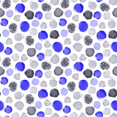 Oval fırça darbeleriyle soyut ve pürüzsüz desen