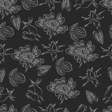 köpek-gül ile Seamless Modeli