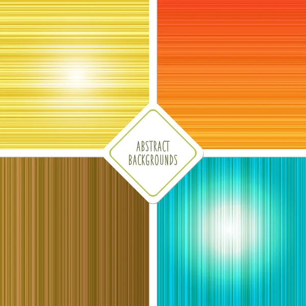 Ensemble de décors abstraits — Image vectorielle