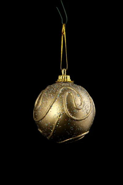 Bola de Navidad de oro — Foto de Stock