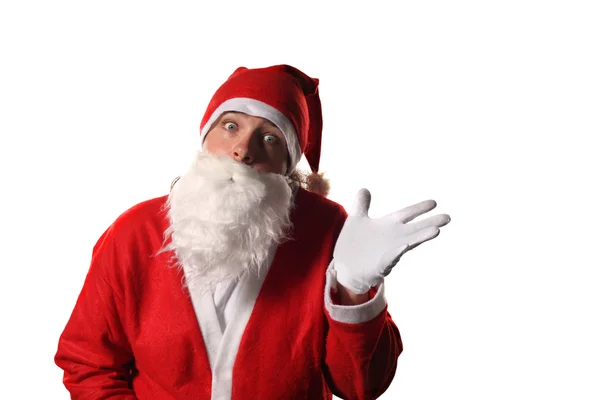 Śmieszny Święty Mikołaj Zdjęcie Stockowe