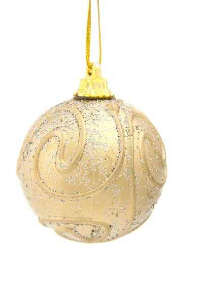 Bola de Navidad de oro — Foto de Stock