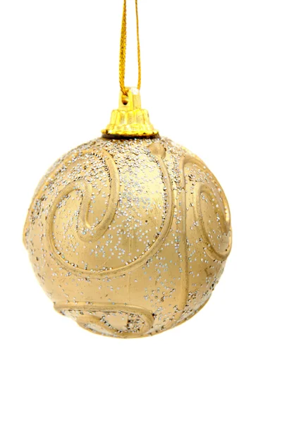 Bola de Navidad de oro — Foto de Stock