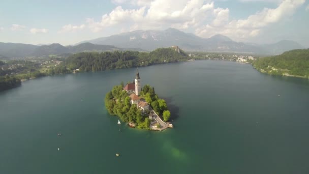 Lago Bled — Vídeo de stock