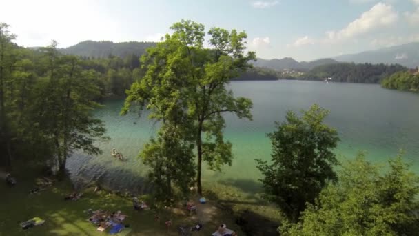 Lago Bled — Vídeo de stock