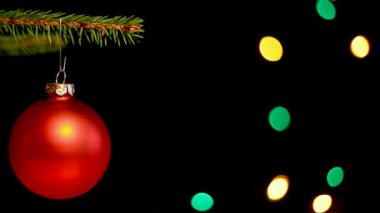 Noel ağacına asılı Noel dekorasyon