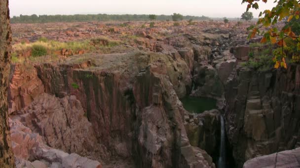 Khajuraho waterval — Stockvideo