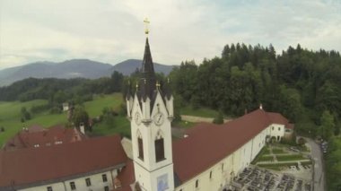 Monastery yakınındaki kamnik, Slovenya.