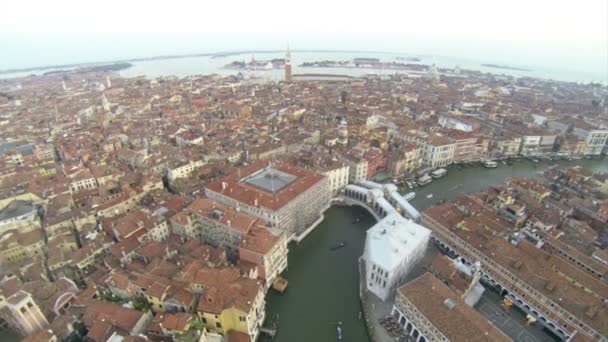 Venedik Grand Canal View — Stok video