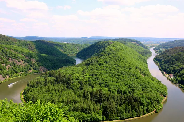 Mooi landschap in Saarland, Duitsland — Stockfoto