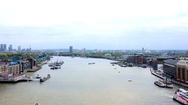 London's cityscape from Tower Bridge