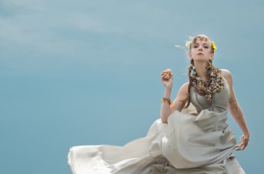 Deniz kızı portresi