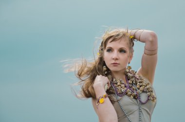 gökyüzü ve deniz kızı