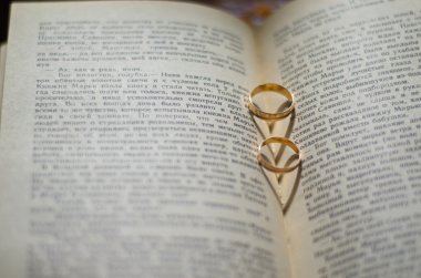 İlgili bir kitap kalp gölge altın alyans