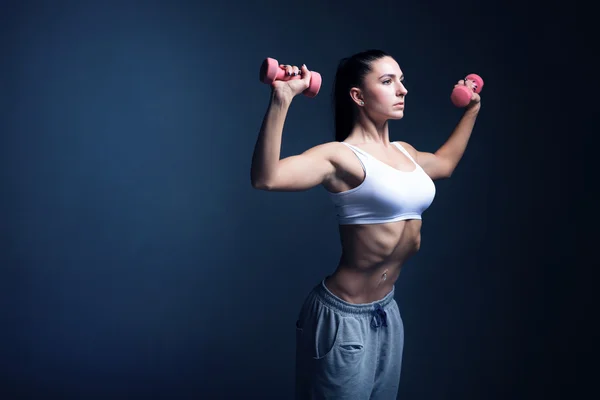 Motivazione del fitness femminile — Foto Stock