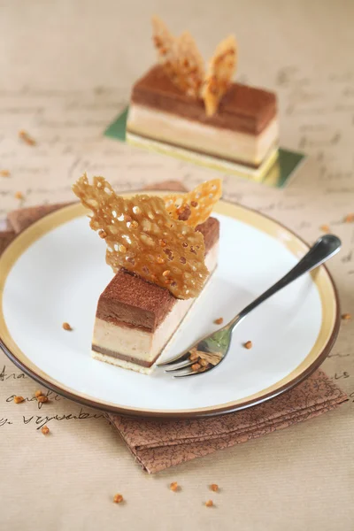 Fıstık ezmesi çikolata Mousse barlar