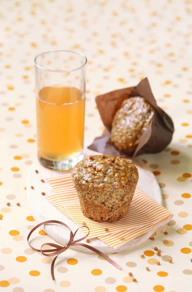 Muffin vegetariano alla banana — Foto Stock