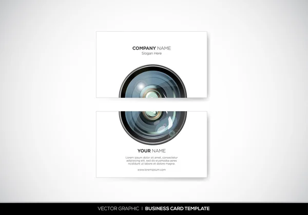 Business Card Template — Stock Vector