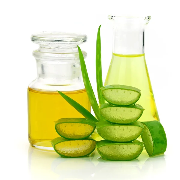 Aloe vera saç ve yüz tedavi maskesi malzemeler hamur.