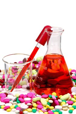 Labaratuar donanımları yeni ilaç keşfi kavram kümesi.