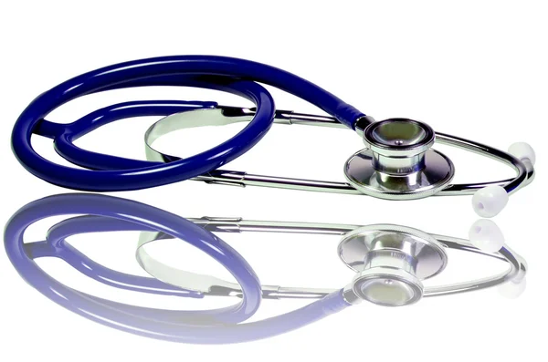 Stethoscope isolated on white background with clipping path. — Stock Photo, Image