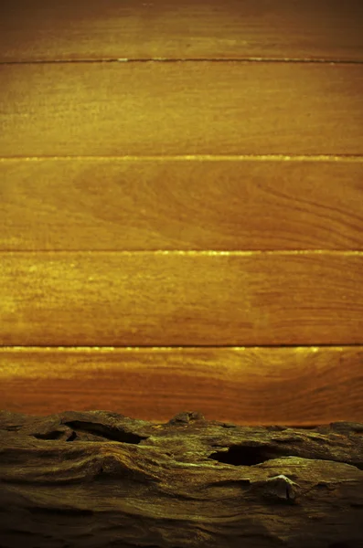 Унікальний гранжевий дерев'яний фон зі старим журналом у вінтажному стилі . — стокове фото