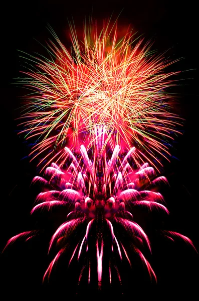 Celebración de fuegos artificiales . — Foto de Stock