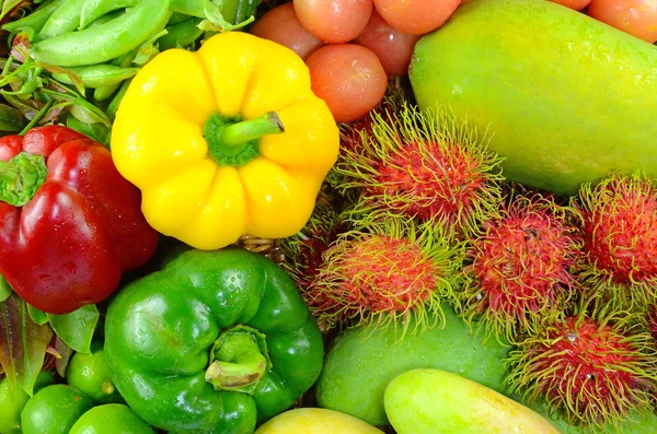 Colorful Asian Fruit and Vegetable. — Stock Photo, Image