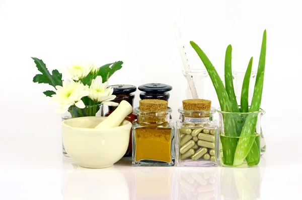 Medicinali a base di prodotti naturali . — Foto Stock