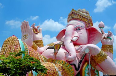 Ganesha heykel Hinduizm çok kutsal Tanrı.