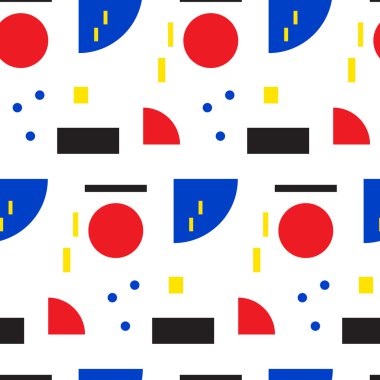 Desen retro 80'ler tarzı, memphis,
