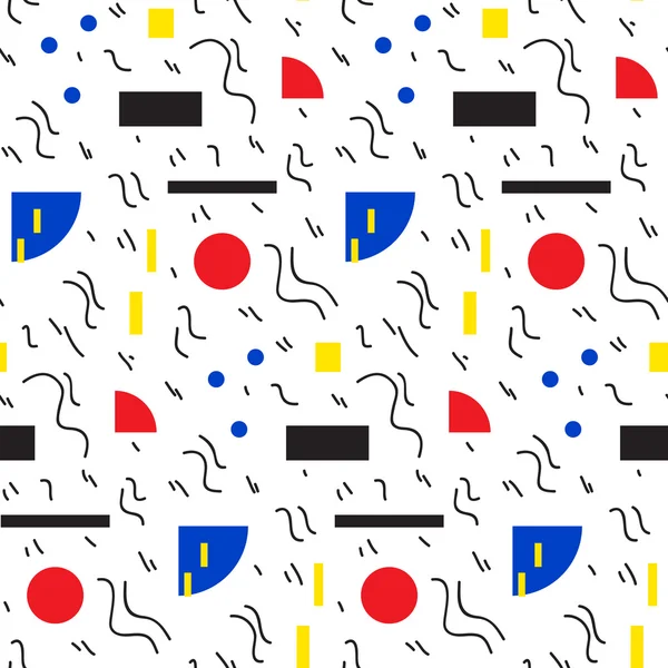 Desen retro 80'ler tarzı, memphis,